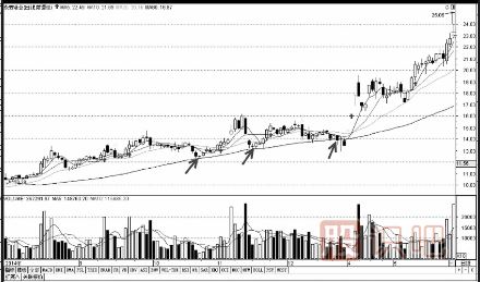 如何用移動(dòng)均線看支撐尋找買(mǎi)入點(diǎn)