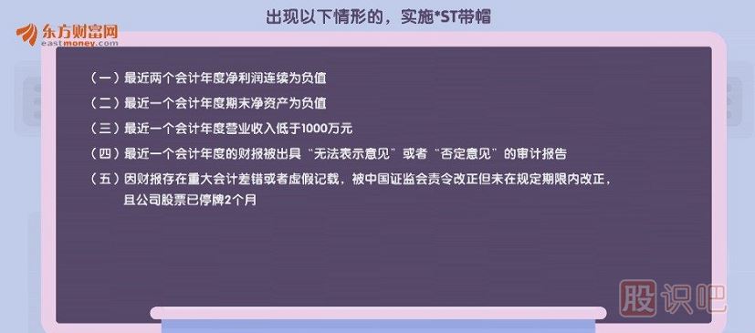 達(dá)到什么條件股票會(huì)被ST？